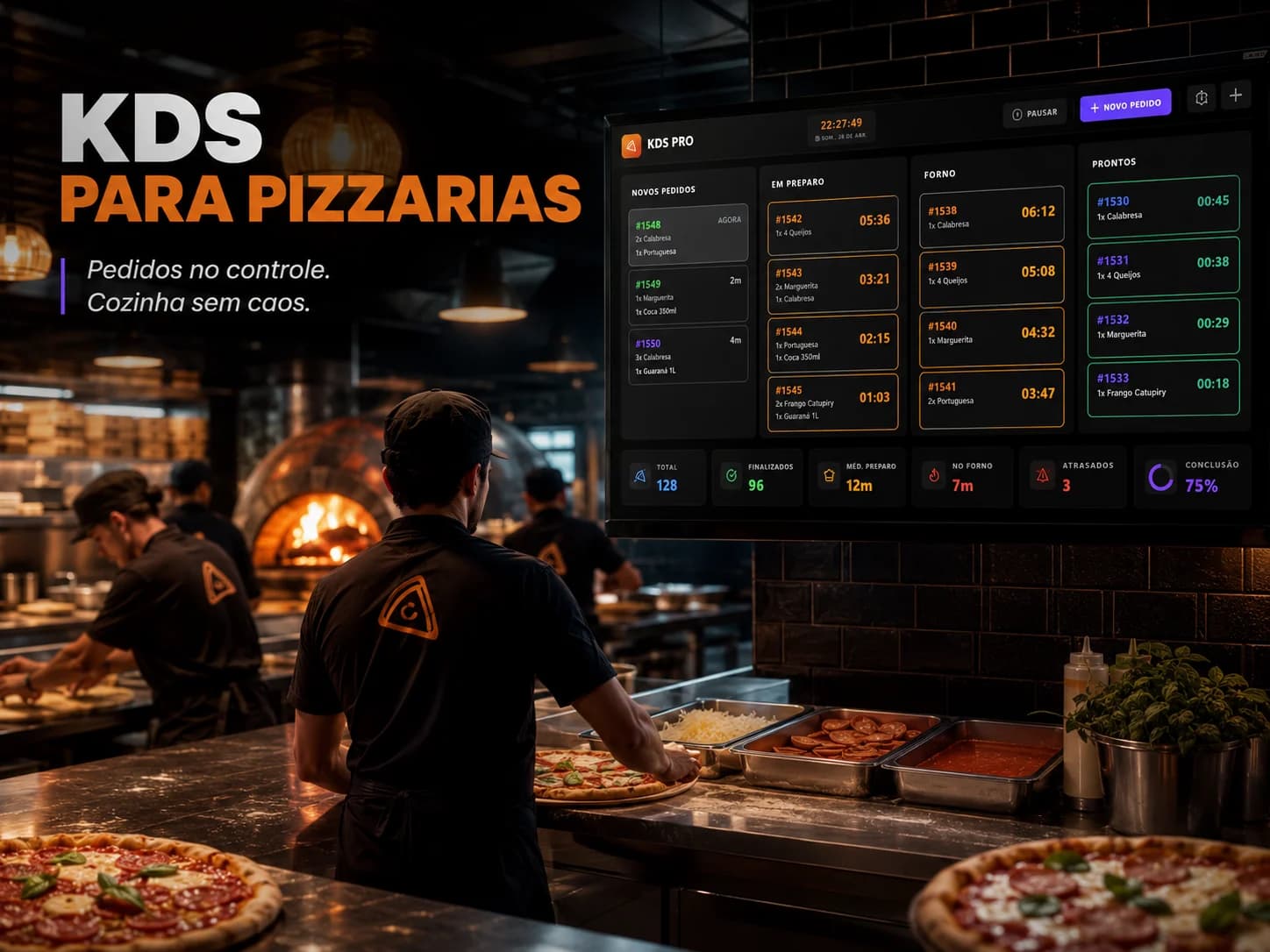 KDS de Pizzaria